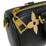 ルイ・ヴィトン LOUIS VUITTON パピヨンBB M45980 ブラック ゴールド金具 モノグラム・アンプラント レディース ショルダーバッグ