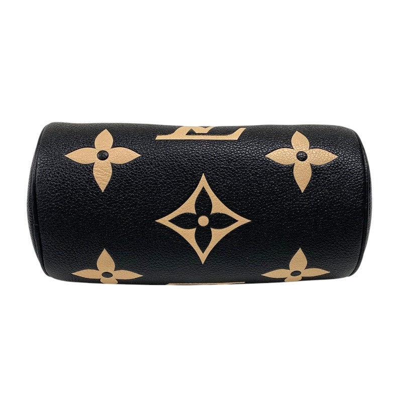 ルイ・ヴィトン LOUIS VUITTON パピヨンBB M45980 ブラック ゴールド金具 モノグラム・アンプラント レディース ショルダーバッグ