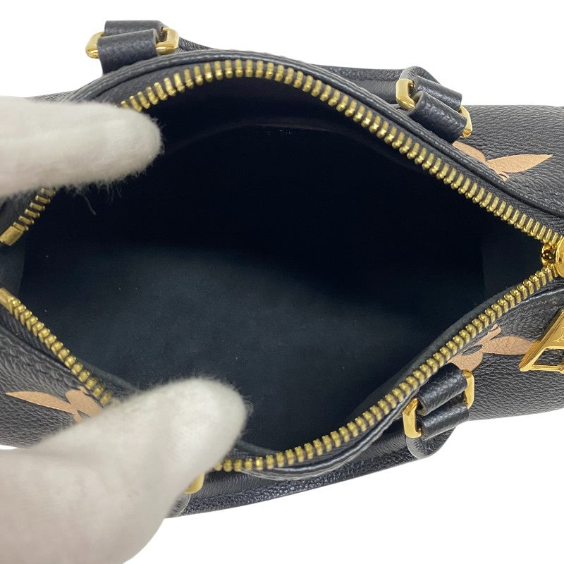 ルイ・ヴィトン LOUIS VUITTON パピヨンBB M45980 ブラック ゴールド金具 モノグラム・アンプラント レディース ショルダーバッグ