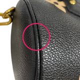 ルイ・ヴィトン LOUIS VUITTON パピヨンBB M45980 ブラック ゴールド金具 モノグラム・アンプラント レディース ショルダーバッグ