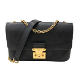 ルイ・ヴィトン LOUIS VUITTON サック・マルソー M46200 ブラック ゴールド金具 モノグラム・アンプラントレザー レディース ショルダーバッグ
