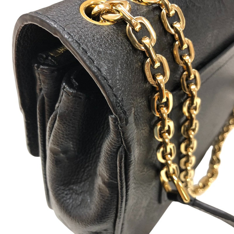 ルイ・ヴィトン LOUIS VUITTON サック・マルソー M46200 ブラック ゴールド金具 モノグラム・アンプラントレザー レディース ショルダーバッグ
