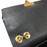 ルイ・ヴィトン LOUIS VUITTON サック・マルソー M46200 ブラック ゴールド金具 モノグラム・アンプラントレザー レディース ショルダーバッグ