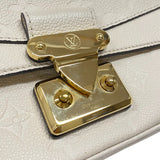 ルイ・ヴィトン LOUIS VUITTON マルソー M46201 クレーム ゴールド金具 モノグラム・アンプラント レディース ショルダーバッグ