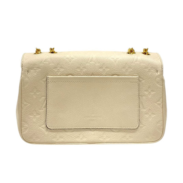 ルイ・ヴィトン LOUIS VUITTON マルソー M46201 クレーム ゴールド金具 モノグラム・アンプラント レディース ショルダーバッグ