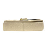 ルイ・ヴィトン LOUIS VUITTON マルソー M46201 クレーム ゴールド金具 モノグラム・アンプラント レディース ショルダーバッグ