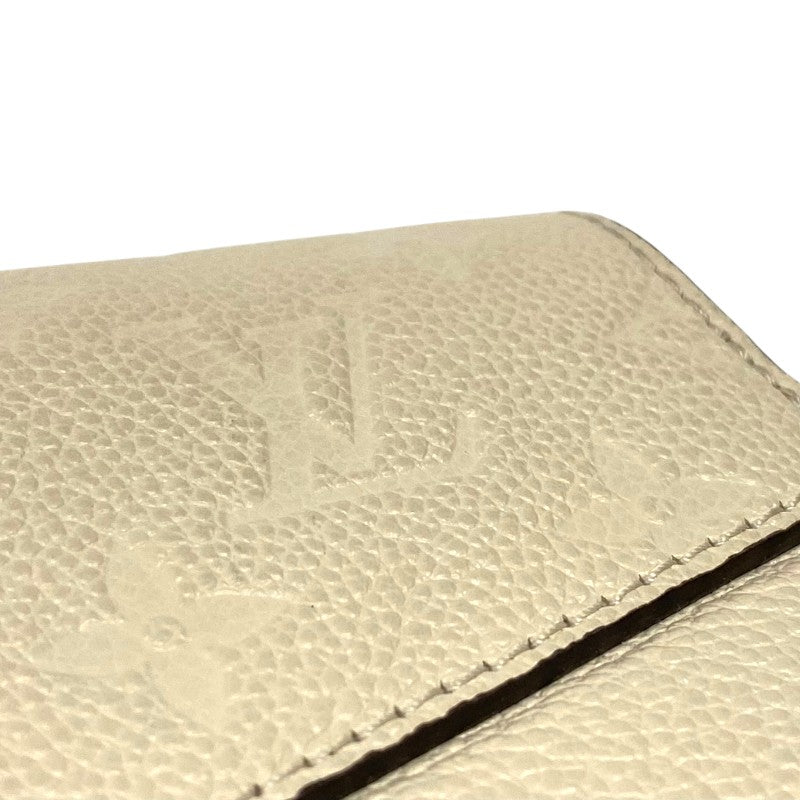 ルイ・ヴィトン LOUIS VUITTON マルソー M46201 クレーム ゴールド金具 モノグラム・アンプラント レディース ショルダーバッグ