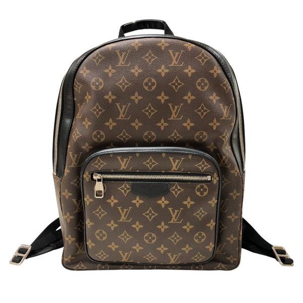 ルイ・ヴィトン LOUIS VUITTON ジョッシュ M41530 モノグラム・マカサー シルバー金具 モノグラム・マカサー メンズ リュック・デイパック