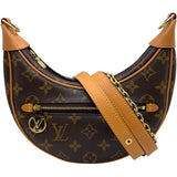 ルイ・ヴィトン LOUIS VUITTON ループ M81098 ブラウン モノグラム レディース ショルダーバッグ