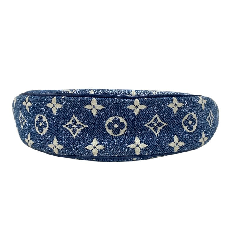 ルイ・ヴィトン LOUIS VUITTON ループ M81166 ブルー モノグラム・デニム レディース ショルダーバッグ