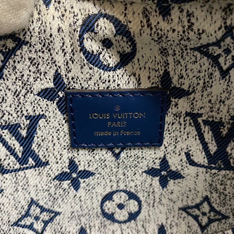 ルイ・ヴィトン LOUIS VUITTON ループ M81166 ブルー モノグラム・デニム レディース ショルダーバッグ
