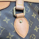 ルイ・ヴィトン LOUIS VUITTON パレルモPM M4015 ブラウン PVC レディース ハンドバッグ