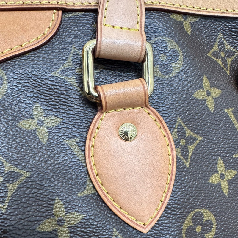 ルイ・ヴィトン LOUIS VUITTON パレルモPM M4015 ブラウン PVC レディース ハンドバッグ