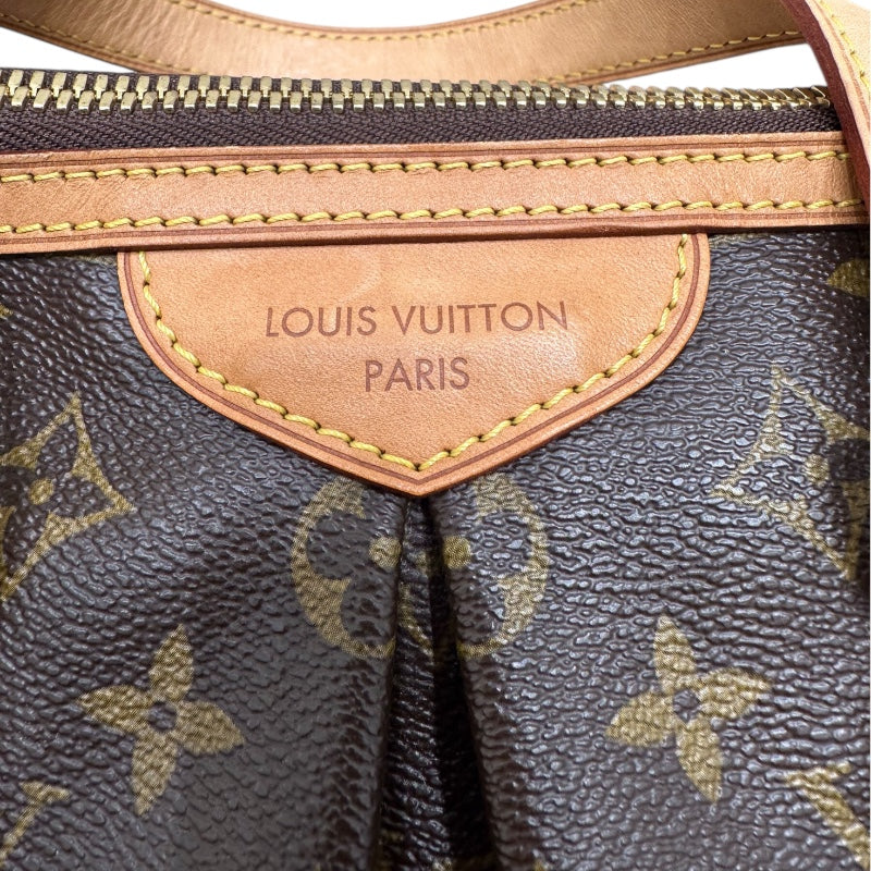 ルイ・ヴィトン LOUIS VUITTON パレルモPM M4015 ブラウン PVC レディース ハンドバッグ