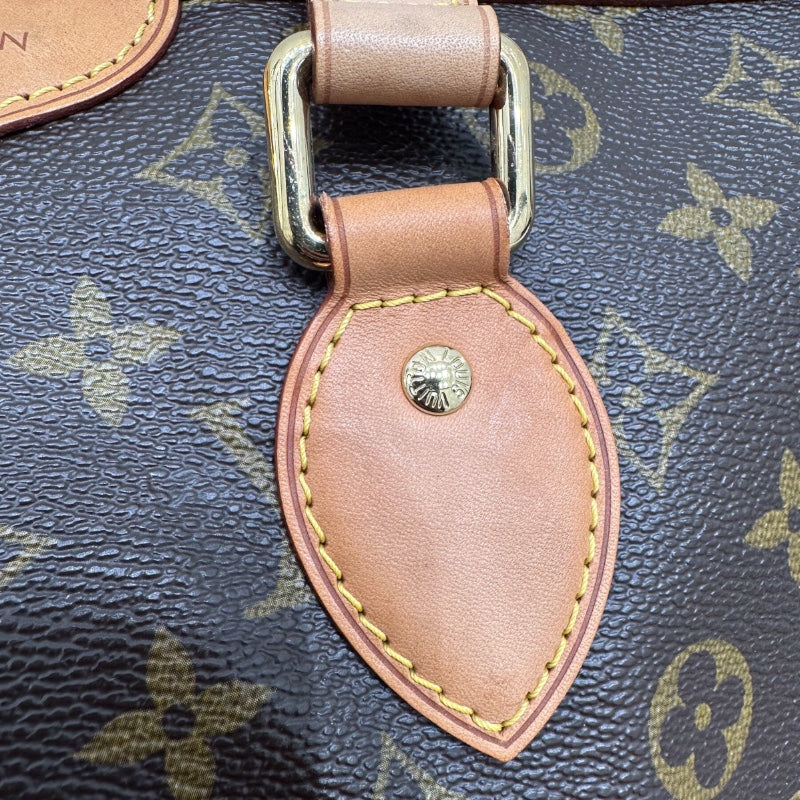 ルイ・ヴィトン LOUIS VUITTON パレルモPM M4015 ブラウン PVC レディース ハンドバッグ