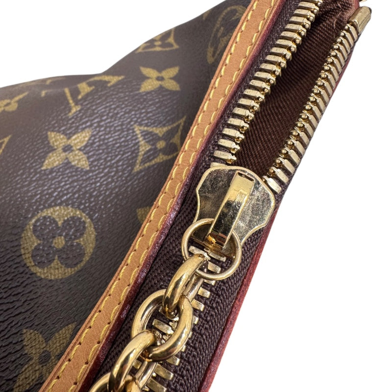 ルイ・ヴィトン LOUIS VUITTON パレルモPM M4015 ブラウン PVC レディース ハンドバッグ