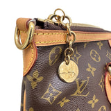 ルイ・ヴィトン LOUIS VUITTON パレルモPM M4015 ブラウン PVC レディース ハンドバッグ