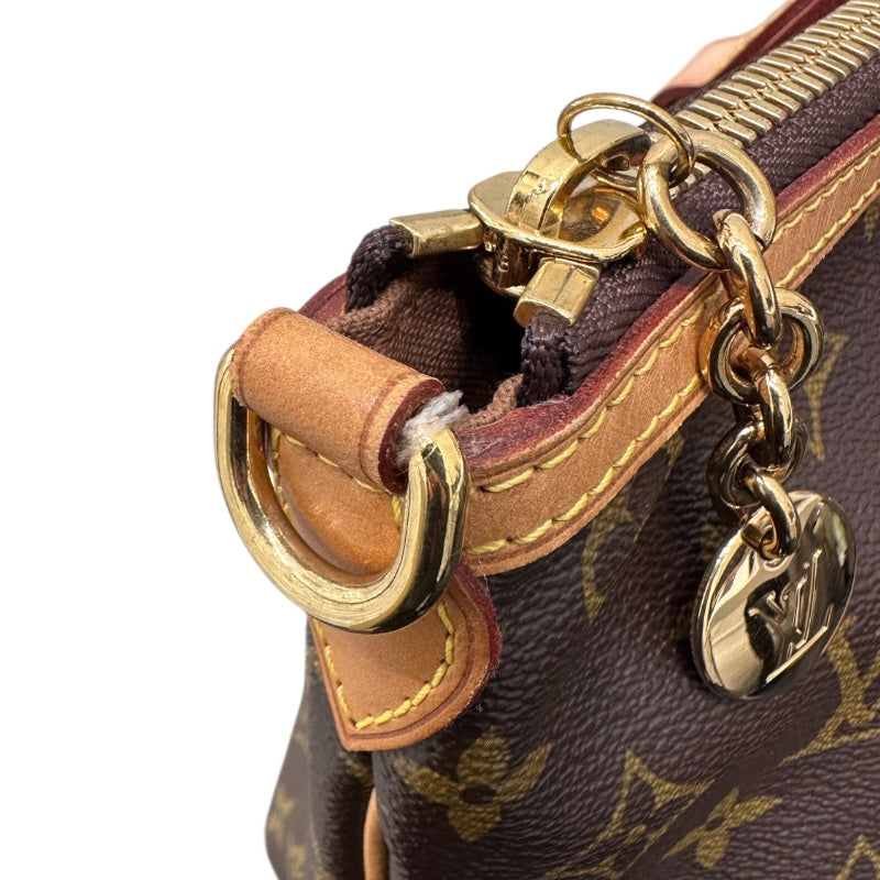 ルイ・ヴィトン LOUIS VUITTON パレルモPM M4015 ブラウン PVC レディース ハンドバッグ