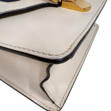 グッチ GUCCI シルヴィ　ミニチェーンショルダーバッグ 431666 アイボリー　ゴールド金具 レザー/キャンバス レディース ショルダーバッグ