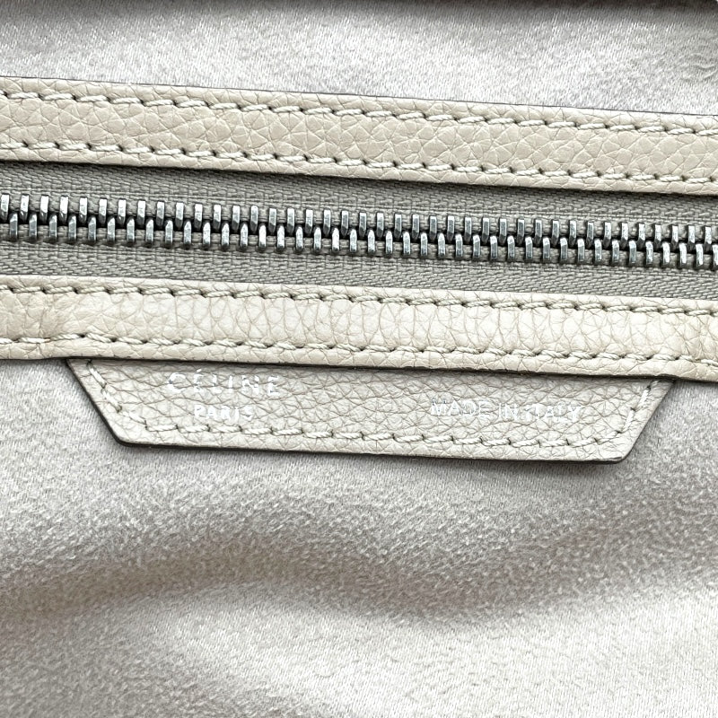 セリーヌ CELINE ラゲージミニショッパー 165213 ベージュ カーフ レディース トートバッグ