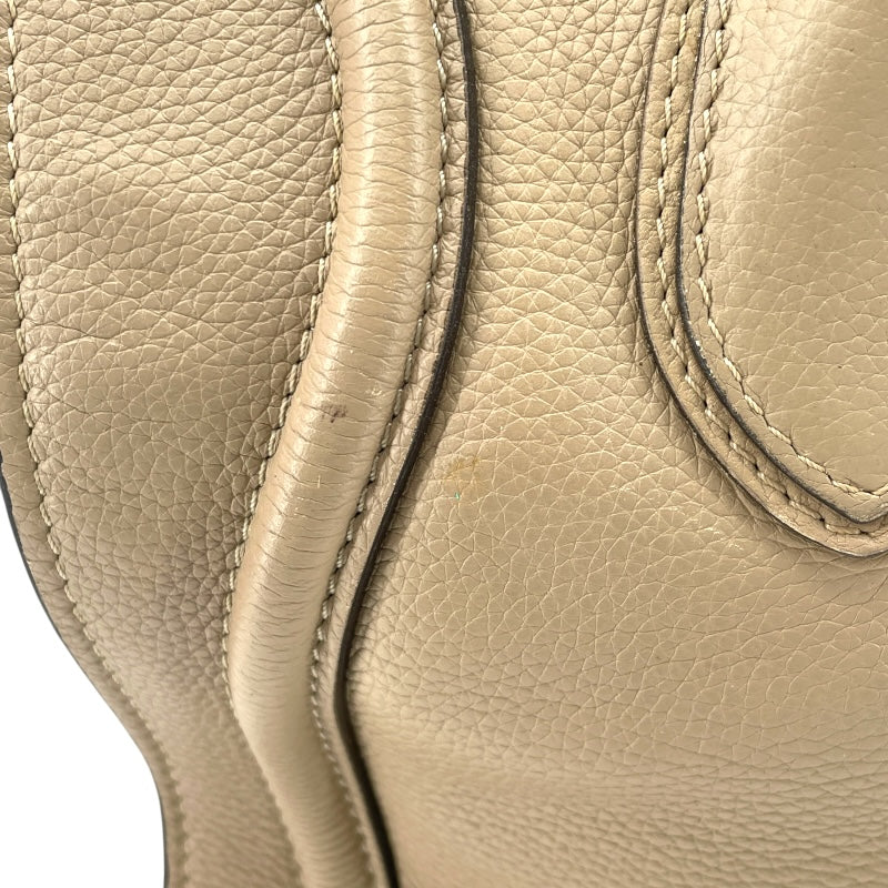 セリーヌ CELINE ラゲージミニショッパー 165213 ベージュ カーフ レディース トートバッグ