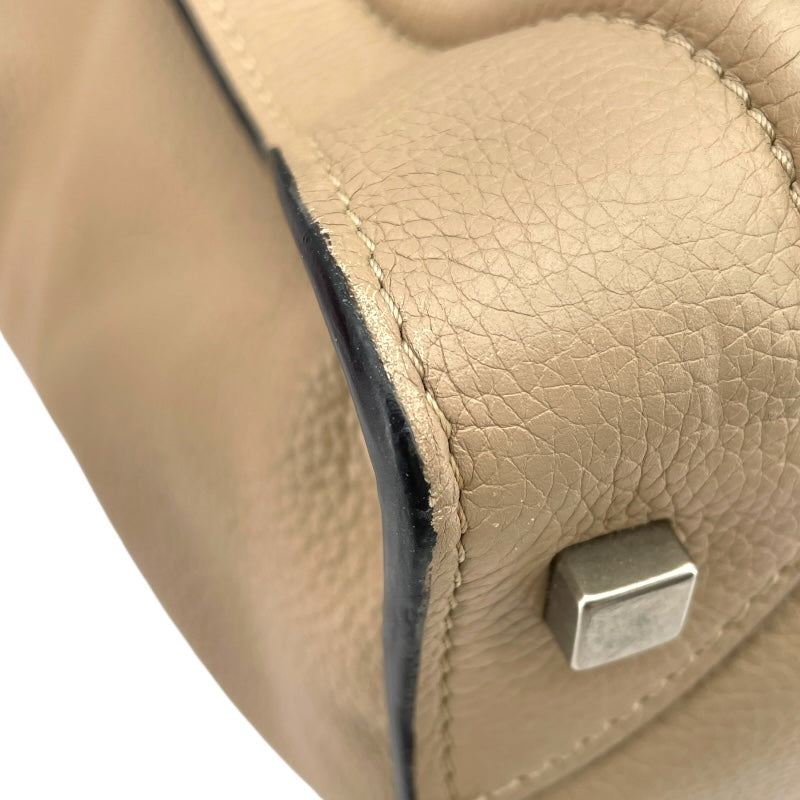 セリーヌ CELINE ラゲージミニショッパー 165213 ベージュ カーフ レディース トートバッグ