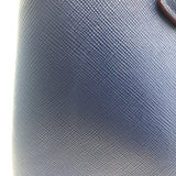 プラダ PRADA ドゥーブルミディアム 1BG775 ブルー サフィアーノ レディース ショルダーバッグ