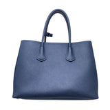 プラダ PRADA ドゥーブルミディアム 1BG775 ブルー サフィアーノ レディース ショルダーバッグ