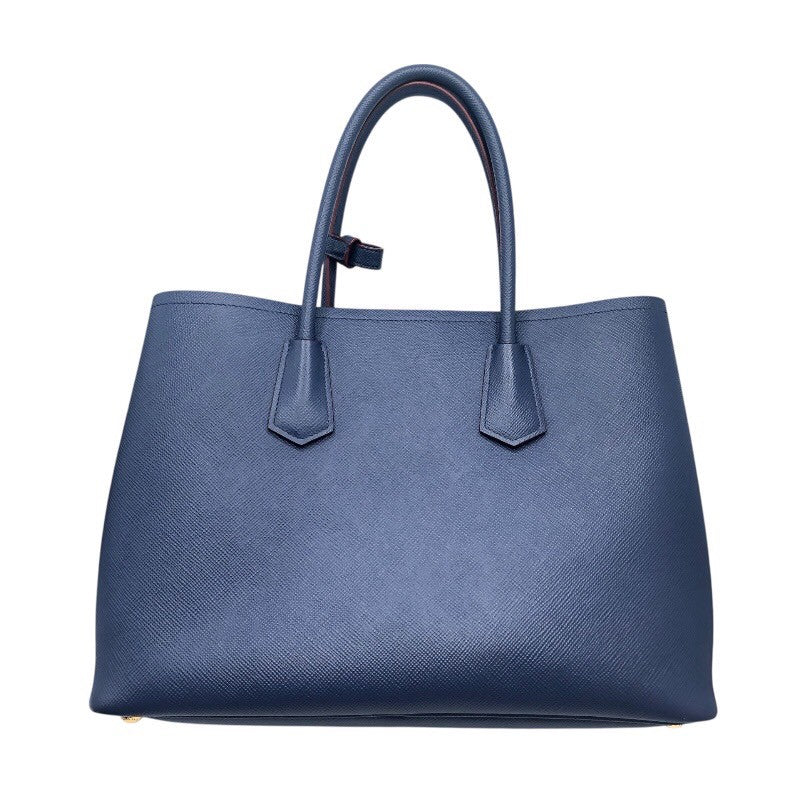 プラダ PRADA ドゥーブルミディアム 1BG775 ブルー サフィアーノ レディース ショルダーバッグ