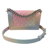 シャネル CHANEL ボーイシャネル20 A67085 25番台 マルチカラー シルバー金具 キャビアスキン レディース ショルダーバッグ