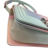シャネル CHANEL ボーイシャネル20 A67085 25番台 マルチカラー シルバー金具 キャビアスキン レディース ショルダーバッグ