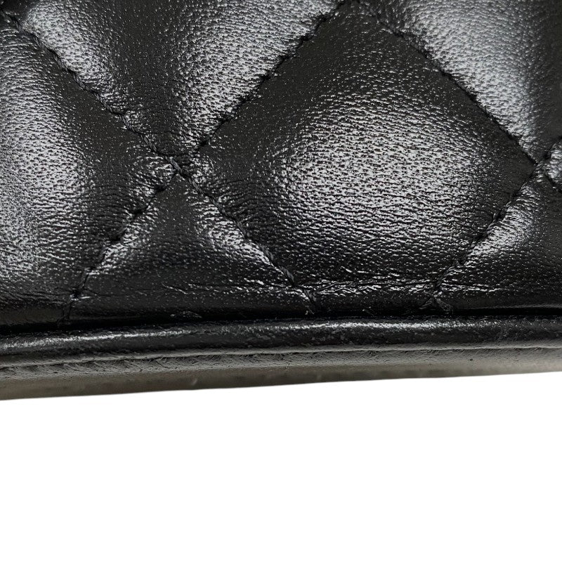シャネル CHANEL ミニ バニティケース AP2729 ブラック ゴールド金具 ラムスキン レディース ハンドバッグ 化粧ポーチ