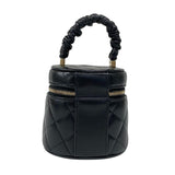 シャネル CHANEL ミニ バニティケース AP2729 ブラック ゴールド金具 ラムスキン レディース ハンドバッグ 化粧ポーチ