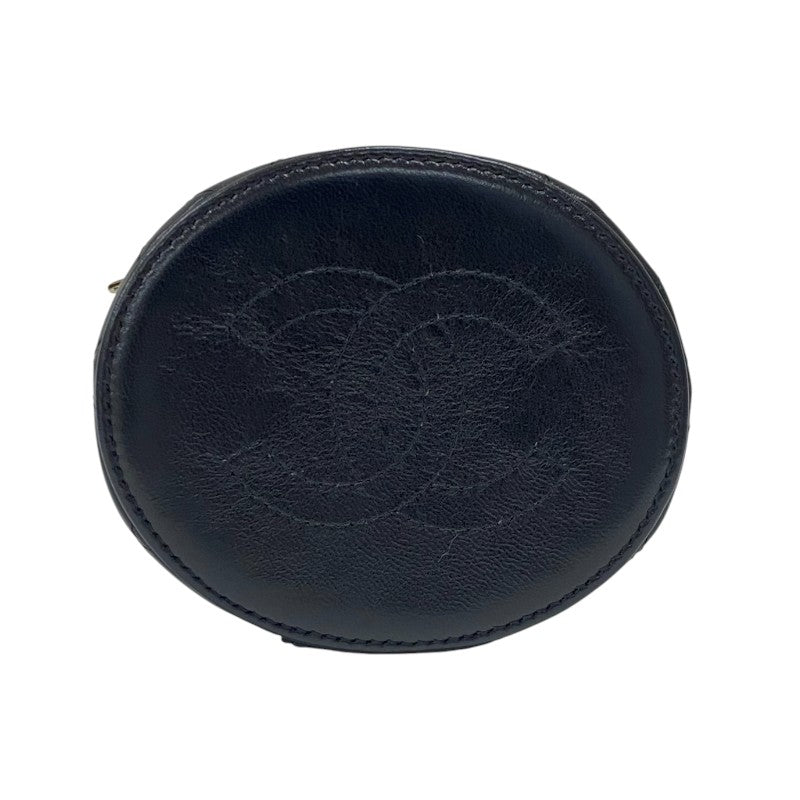 シャネル CHANEL ミニ バニティケース AP2729 ブラック ゴールド金具 ラムスキン レディース ハンドバッグ 化粧ポーチ