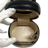 シャネル CHANEL ミニ バニティケース AP2729 ブラック ゴールド金具 ラムスキン レディース ハンドバッグ 化粧ポーチ