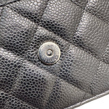 シャネル CHANEL マトラッセチェーンウォレット AP0250 ブラック キャビアスキン レディース ショルダーバッグ