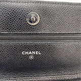 シャネル CHANEL マトラッセチェーンウォレット AP0250 ブラック キャビアスキン レディース ショルダーバッグ