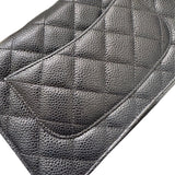 シャネル CHANEL マトラッセチェーンウォレット AP0250 ブラック キャビアスキン レディース ショルダーバッグ