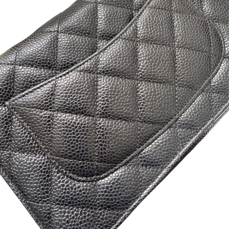 シャネル CHANEL マトラッセチェーンウォレット AP0250 ブラック キャビアスキン レディース ショルダーバッグ