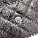 シャネル CHANEL マトラッセチェーンウォレット AP0250 ブラック キャビアスキン レディース ショルダーバッグ