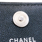 シャネル CHANEL マトラッセ　チェーンウォレット A84310 ブラック キャビアスキン SV金具 レディース ショルダーバッグ