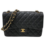 シャネル CHANEL マトラッセ30 A58600 ブラック ゴールド金具 キャビアスキン レディース ショルダーバッグ