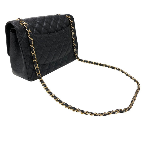 シャネル CHANEL マトラッセ30 A58600 ブラック ゴールド金具 キャビアスキン レディース ショルダーバッグ