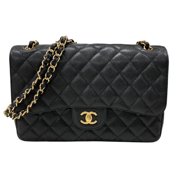 シャネル CHANEL マトラッセ30 A58600 ブラック ゴールド金具 キャビアスキン レディース ショルダーバッグ