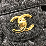 シャネル CHANEL マトラッセ30 A58600 ブラック ゴールド金具 キャビアスキン レディース ショルダーバッグ
