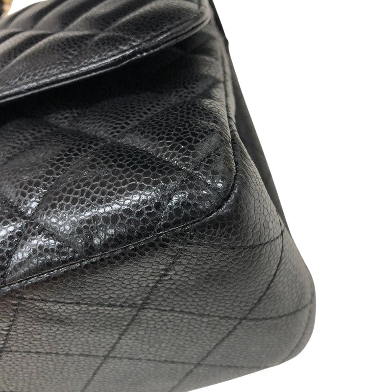 シャネル CHANEL マトラッセ30 A58600 ブラック ゴールド金具 キャビアスキン レディース ショルダーバッグ