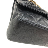シャネル CHANEL マトラッセ30 A58600 ブラック ゴールド金具 キャビアスキン レディース ショルダーバッグ