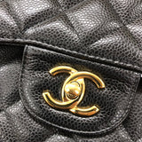 シャネル CHANEL マトラッセ30 A58600 ブラック ゴールド金具 キャビアスキン レディース ショルダーバッグ