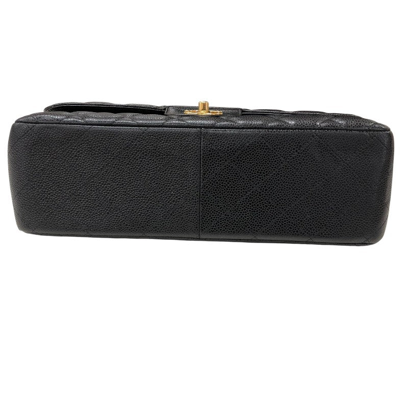 シャネル CHANEL マトラッセ30 A58600 ブラック ゴールド金具 キャビアスキン レディース ショルダーバッグ