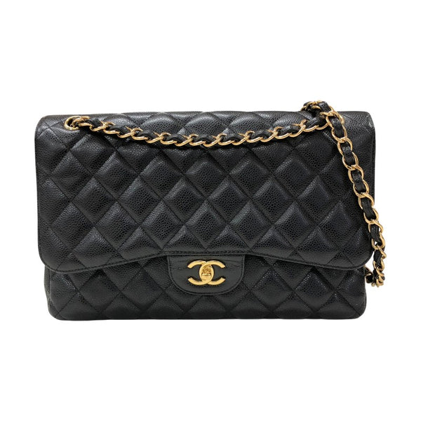 シャネル CHANEL マトラッセ30 A58600 ブラック ゴールド金具 キャビアスキン レディース ショルダーバッグ